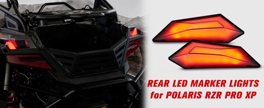 Задні верхні стоп-сигнали для Polaris RZR PRO XP/RZR PRO R/RZR Turbo R, ATV22 заміна 2414542, 2414543 ATV22-RZRPRO-STOP-UP фото