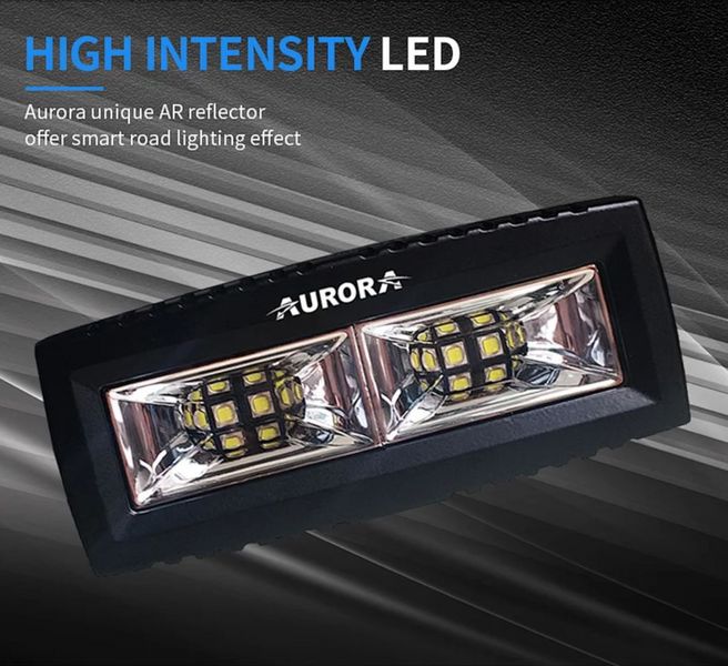 Aurora ALO-L-4-E13T LED фара (2шт.) 13см 40W – панорамного світла, світлодіодна ALO-L-4-E13T-PAIR-H фото